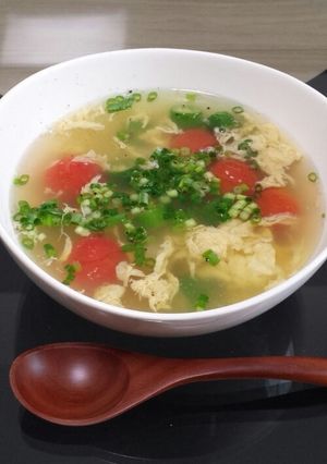 朝の超簡単ねばねば長芋オクラスープ☆-レシピのメイン写真