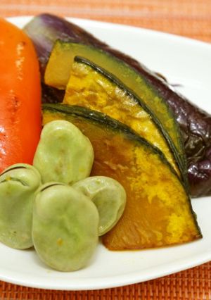 彩り野菜♪オリーブオイル風味オーブン焼き-レシピのメイン写真