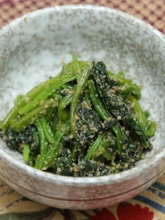 甘め味付け祖母の味!ほうれん草胡麻和え-レシピのメイン写真