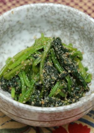 甘め味付け祖母の味！ほうれん草胡麻和え-レシピのメイン写真