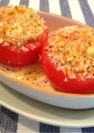 チキンライスのトマト詰め-レシピのメイン写真