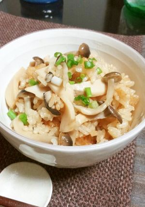 ホッ♡とする、きのこの炊き込みご飯-レシピのメイン写真