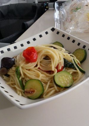 夏野菜ペペロンチーノ-レシピのメイン写真