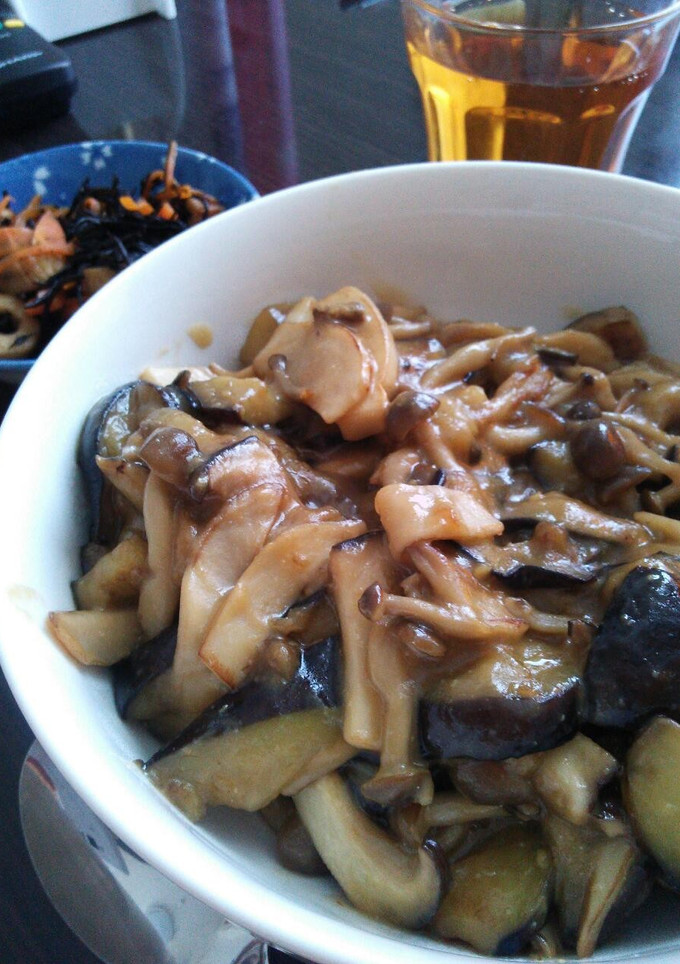 茄子ときのこのしょうが味噌炒め-レシピのメイン写真
