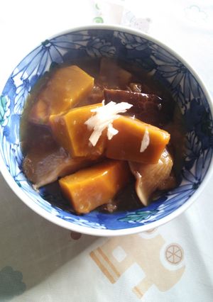 南瓜と椎茸の生姜煮-レシピのメイン写真