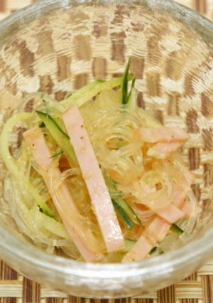 春雨とお野菜のやさしいごま酢和え-レシピのメイン写真