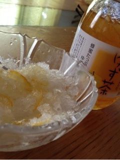 ゆず茶かき氷♡-レシピのメイン写真