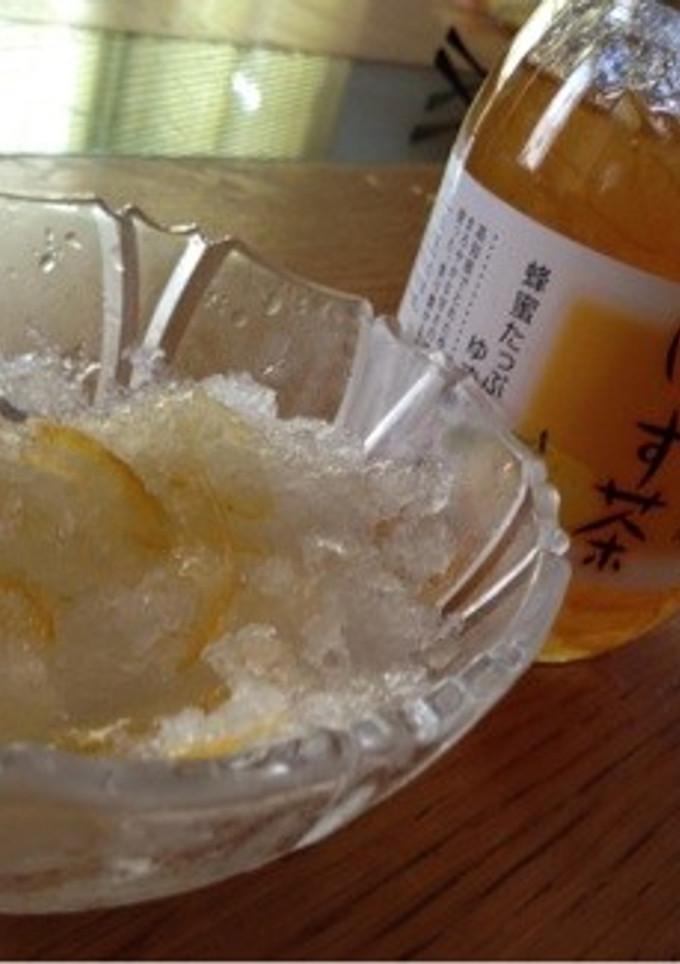 ゆず茶かき氷♡-レシピのメイン写真