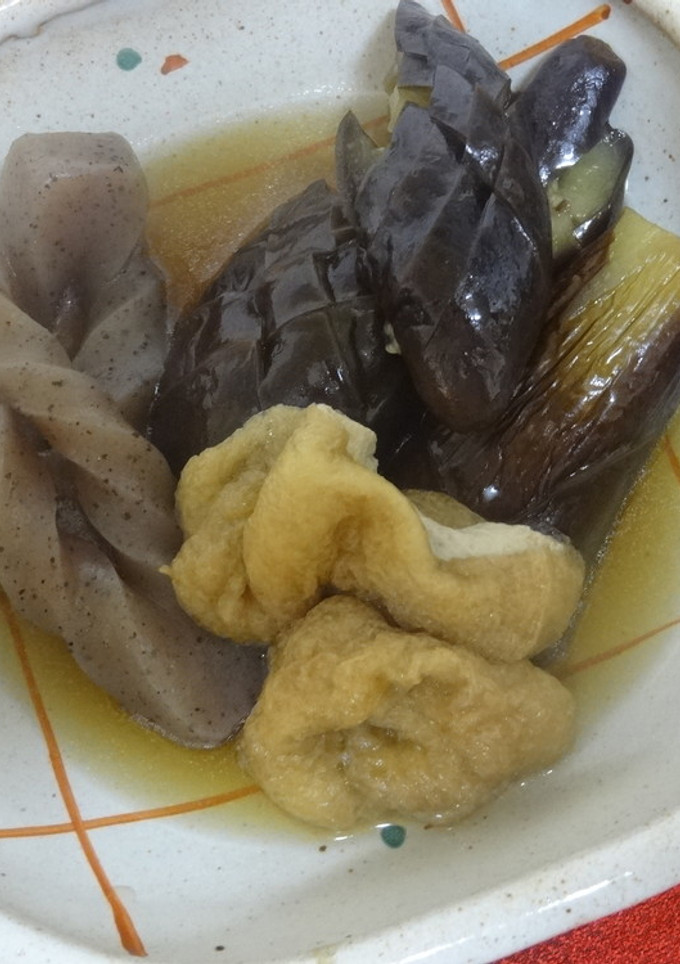 いつもの常備菜　茄子と蒟蒻の煮びたし-レシピのメイン写真