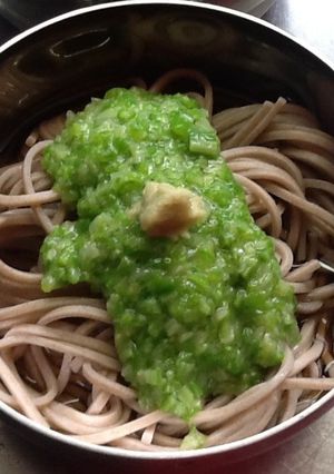 オクラとろろ蕎麦-レシピのメイン写真