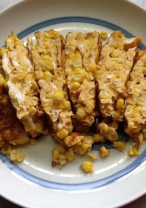 トウモロコシあふれる卵焼き-レシピのメイン写真