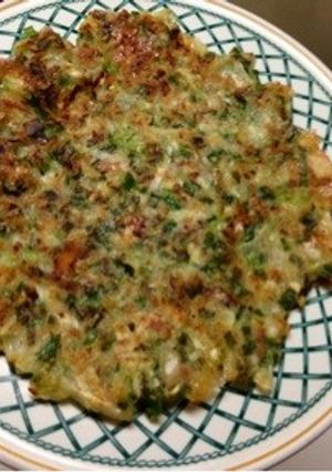 余った餃子の具で！『チーズチヂミ』-レシピのメイン写真