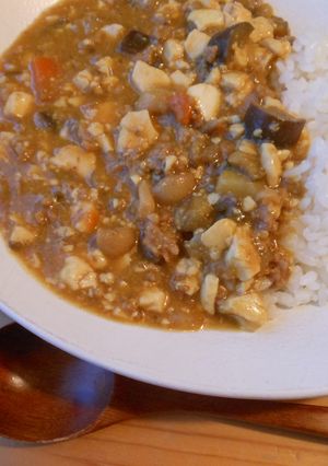 大山豆腐で★子供も喜ぶ麻婆風カレー-レシピのメイン写真