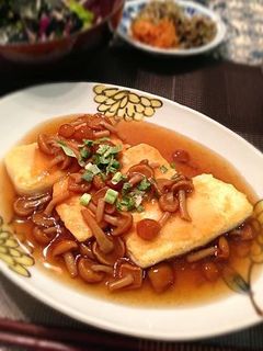 ヘルシー☆豆腐のトロ~リなめこあんかけ-レシピのメイン写真