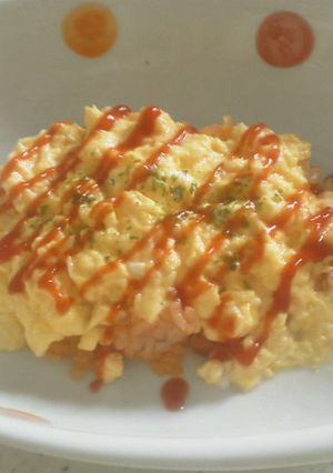 失敗なし、簡単オムライス　-レシピのメイン写真