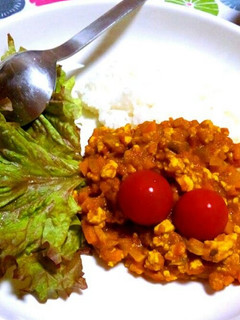 トマトたっぷり♪簡単★夏色キーマカレー-レシピのメイン写真