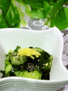 胡瓜と若布の酢の物-レシピのメイン写真