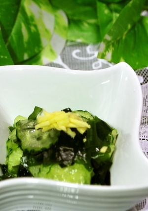 胡瓜と若布の酢の物-レシピのメイン写真