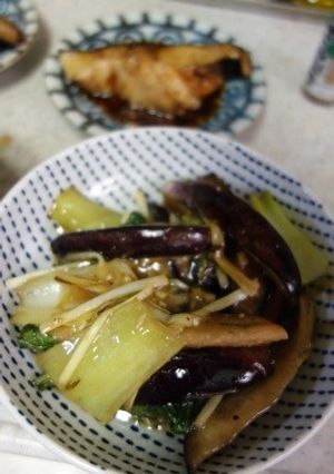 ナスの酢辛味炒め-レシピのメイン写真