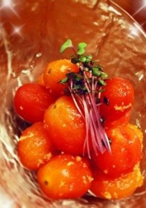 プチトマトの生姜ポン酢漬け❤-レシピのメイン写真