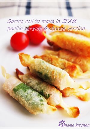 お弁当に✿ＳＰＡＭ春巻き-レシピのメイン写真