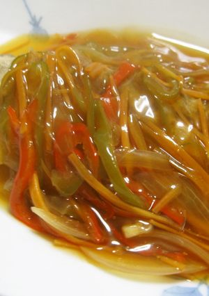 鯵の甘酢あんかけ♪とても簡単よ♪-レシピのメイン写真