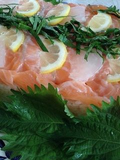 ノルウェーサーモンの押しずし-レシピのメイン写真