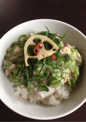 さば水煮缶の薬味ごはん-レシピのメイン写真