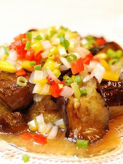 簡単♬茄子南蛮の夏野菜ソース-レシピのメイン写真