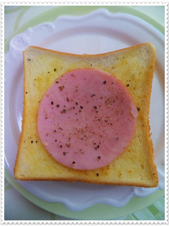 ロースハムトースト-レシピのメイン写真