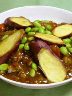 さつまいもと枝豆のカレーライス-レシピのメイン写真