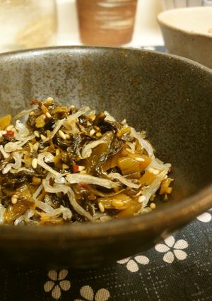 ＊おつまみに＊高菜とじゃこの和え物＊-レシピのメイン写真