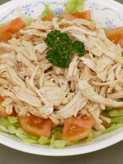 蒸し鶏のレモンソースかけ-レシピのメイン写真