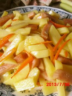 スパムジャガバター炒め-レシピのメイン写真