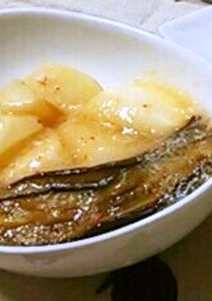創作和食★かぶと焼き茄子の明太子餡かけ-レシピのメイン写真