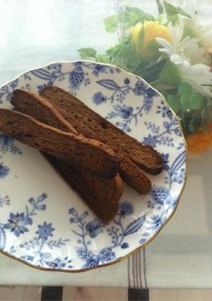 糖質制限☆ノンオイルコーヒービスコッティ-レシピのメイン写真