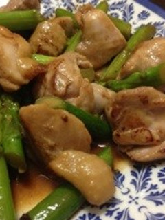 レモンでさっぱり★鶏肉とアスパラ醤油炒め-レシピのメイン写真