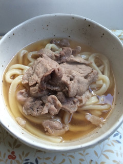 甘めな肉うどん。鍋1つで◎-レシピのメイン写真