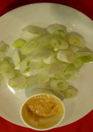 軟白ネギの味噌マヨディップ-レシピのメイン写真