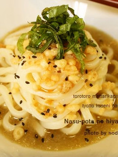 茄子がトロトロ冷やしうどん-レシピのメイン写真