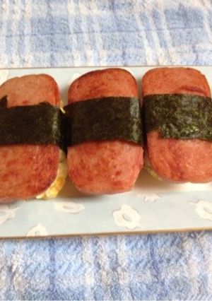 チャーハンスパムおにぎり-レシピのメイン写真