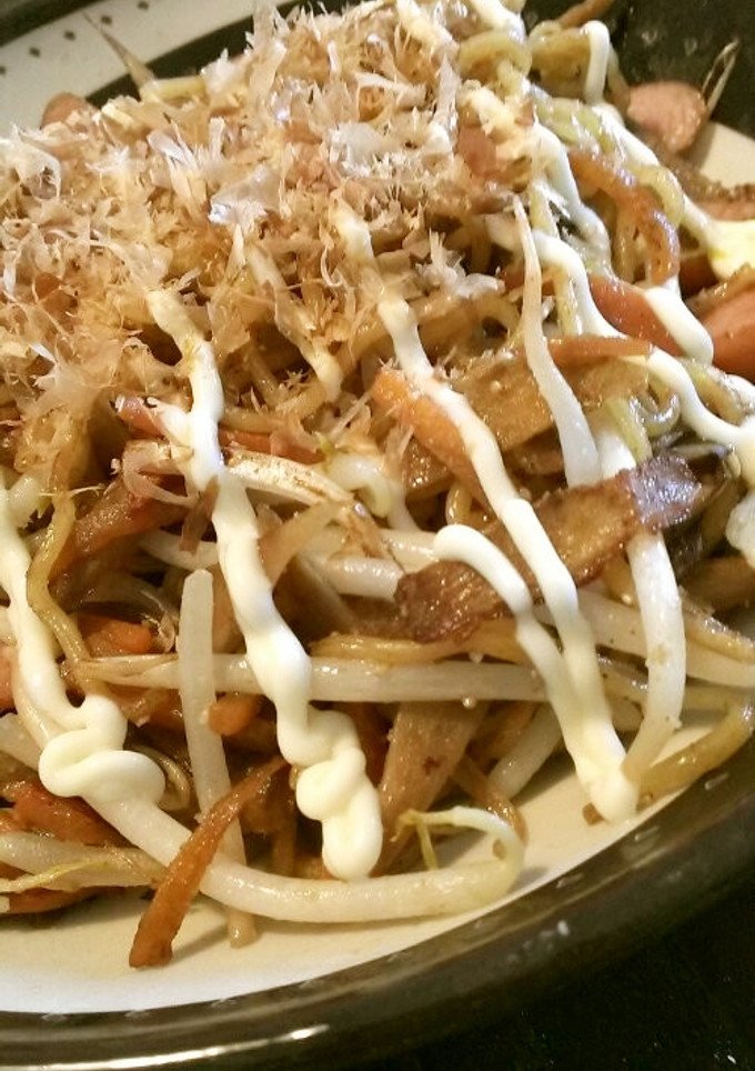 きんぴら焼きそば☆きんぴらごぼうリメイク-レシピのメイン写真