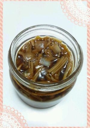 手作り!焼きネギ入りなめたけ-レシピのメイン写真