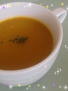 ノンオイル☆簡単カボチャの冷製スープ-レシピのメイン写真