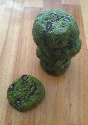 [ベジ] 抹茶あずきクッキー-レシピのメイン写真