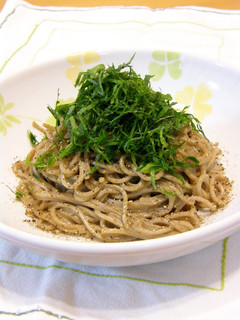 お蕎麦を使って♪超簡単で美味しい!和風パスタ-レシピのメイン写真