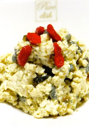 皮蛋（ピータン）の豆腐あえ-レシピのメイン写真