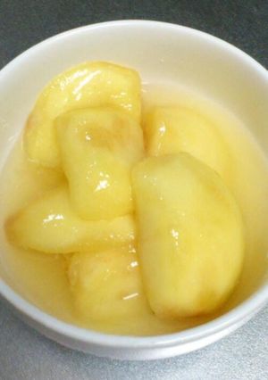 美味しい桃に変身！-レシピのメイン写真