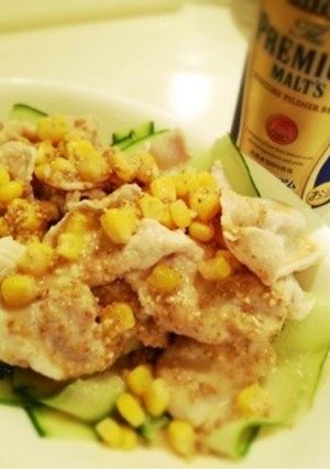 ゴマドレをアレンジで夏の簡単冷豚しゃぶ☆-レシピのメイン写真
