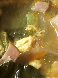 チンゲン菜のスープ-レシピのメイン写真